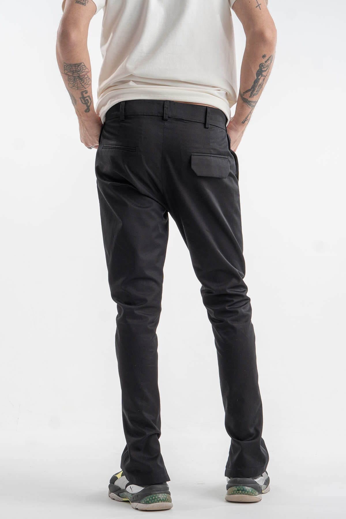 Black Kimono Trousers