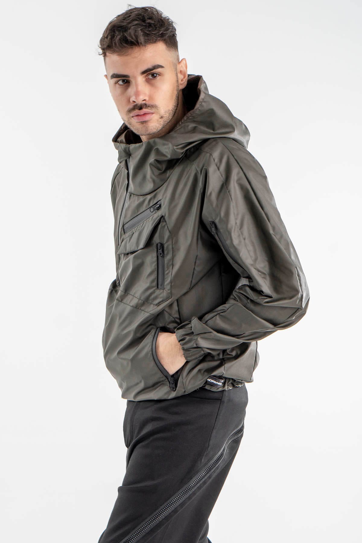 Urban Style Anorak – Army Green