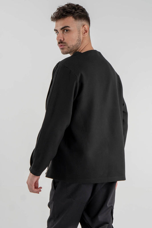 Geometric Blouse “How about no”