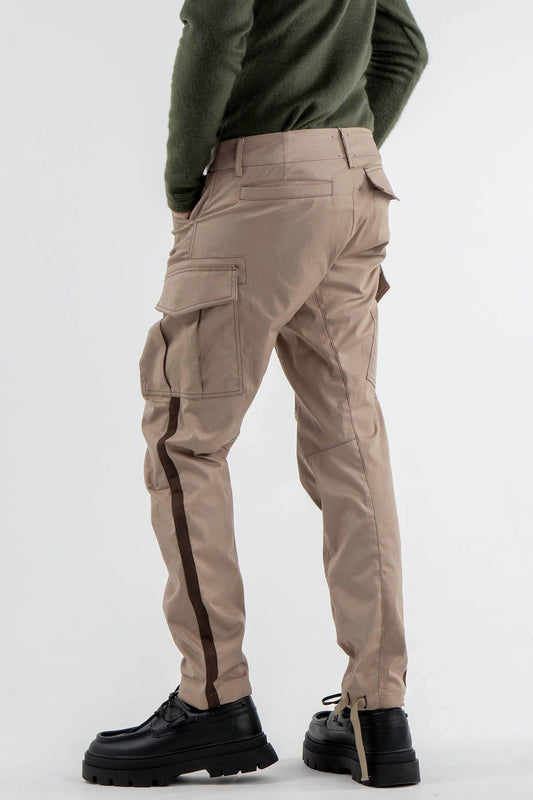 Cargo Pants with Stripe Detail