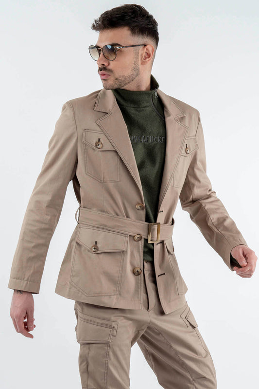 Belted Safari Jacket