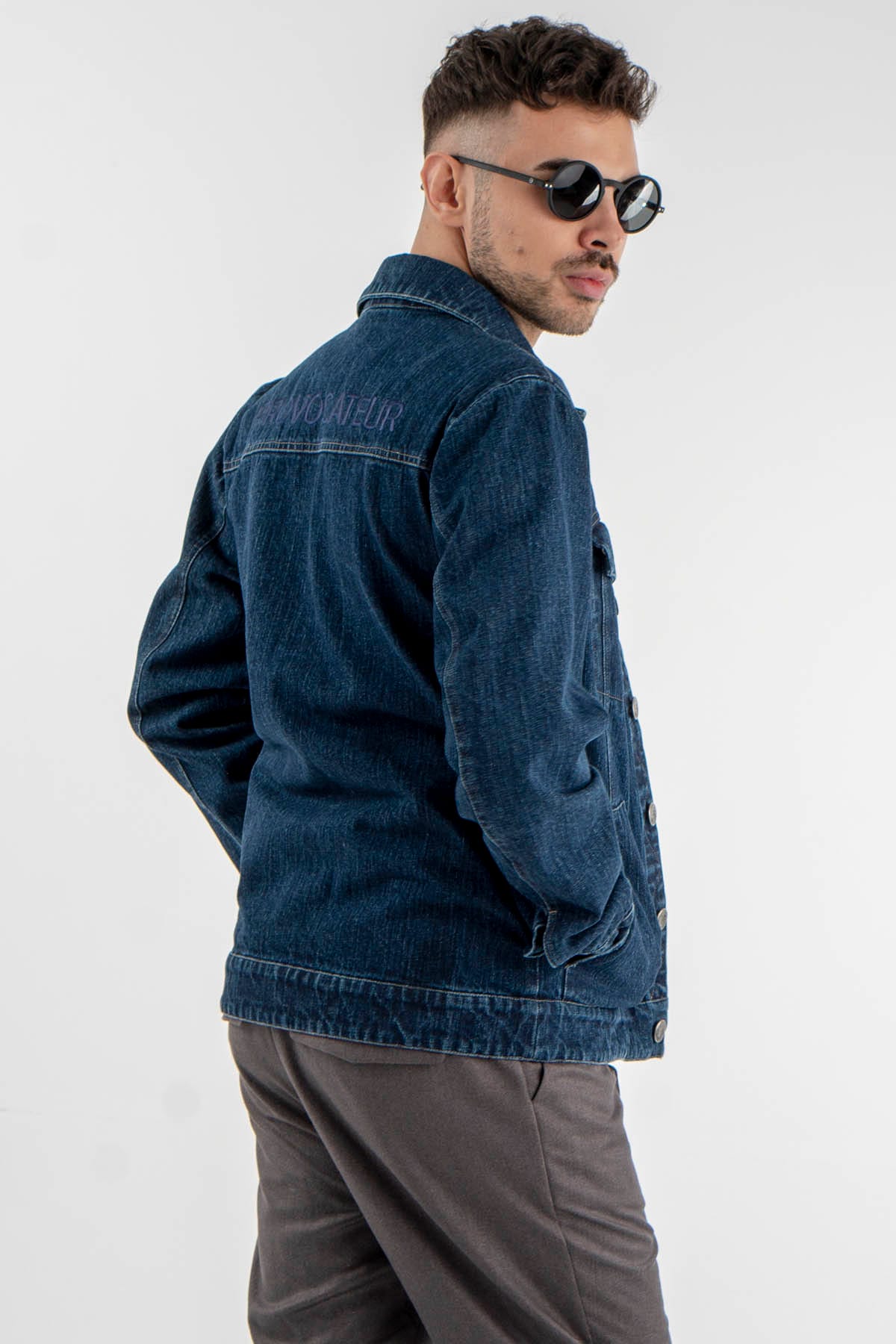 Embroidered Denim Jacket “Provocateur”