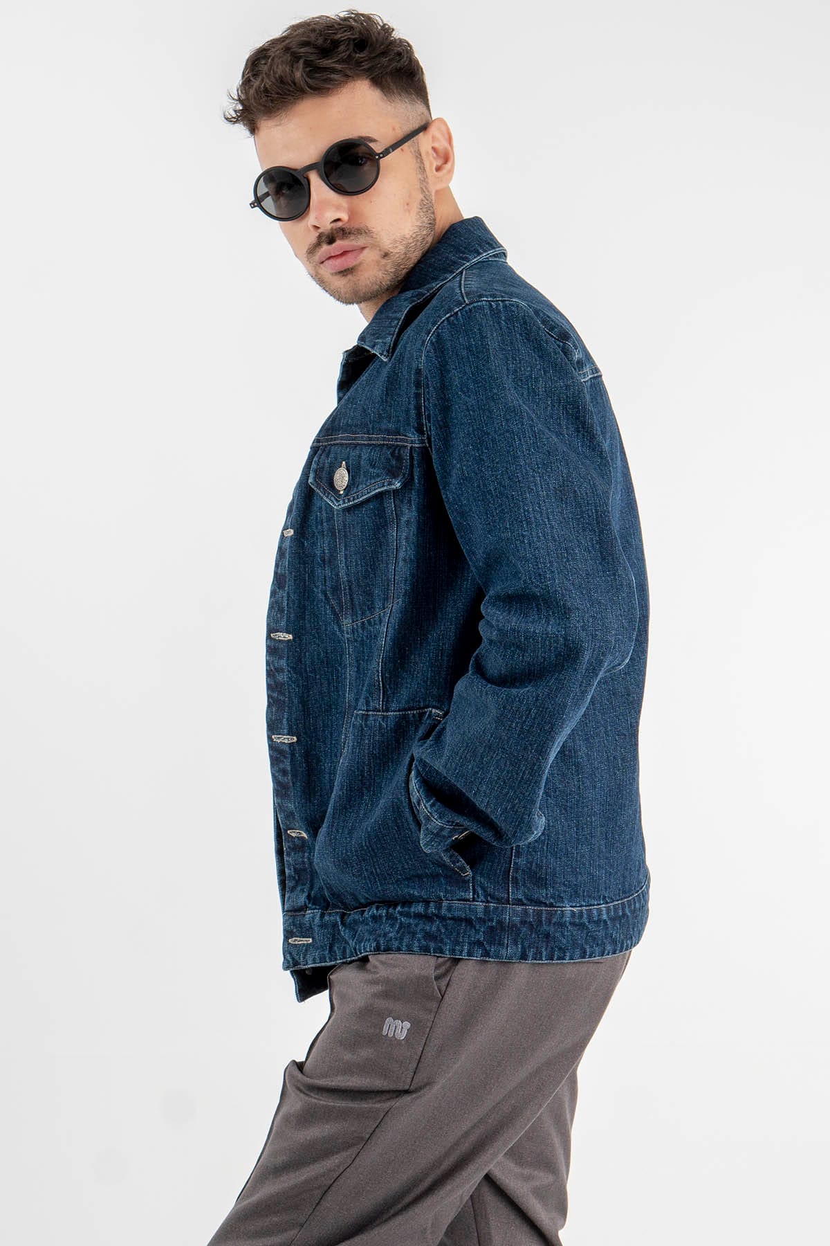 Embroidered Denim Jacket “Provocateur”