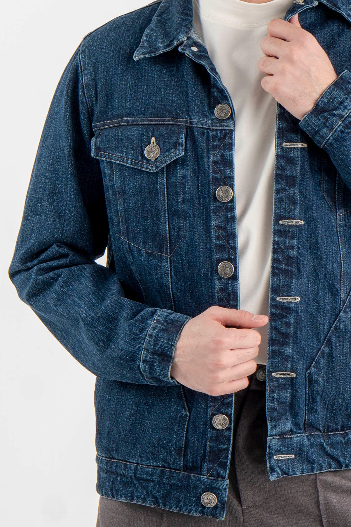 Embroidered Denim Jacket “Provocateur”