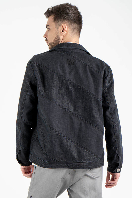 Spliced Denim Jacket