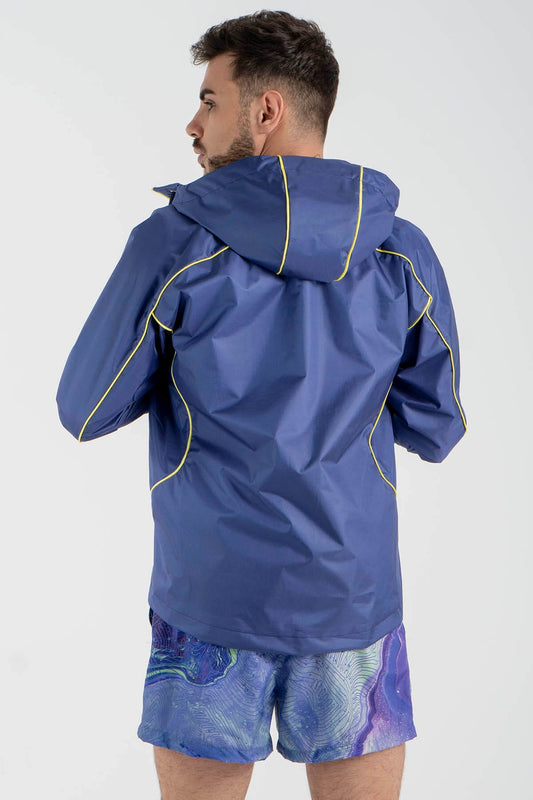 Jacket in Purple Blue