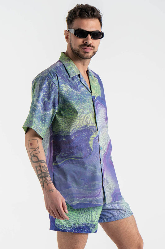 Hawaii Short Sleeve Shirt “Voyage”