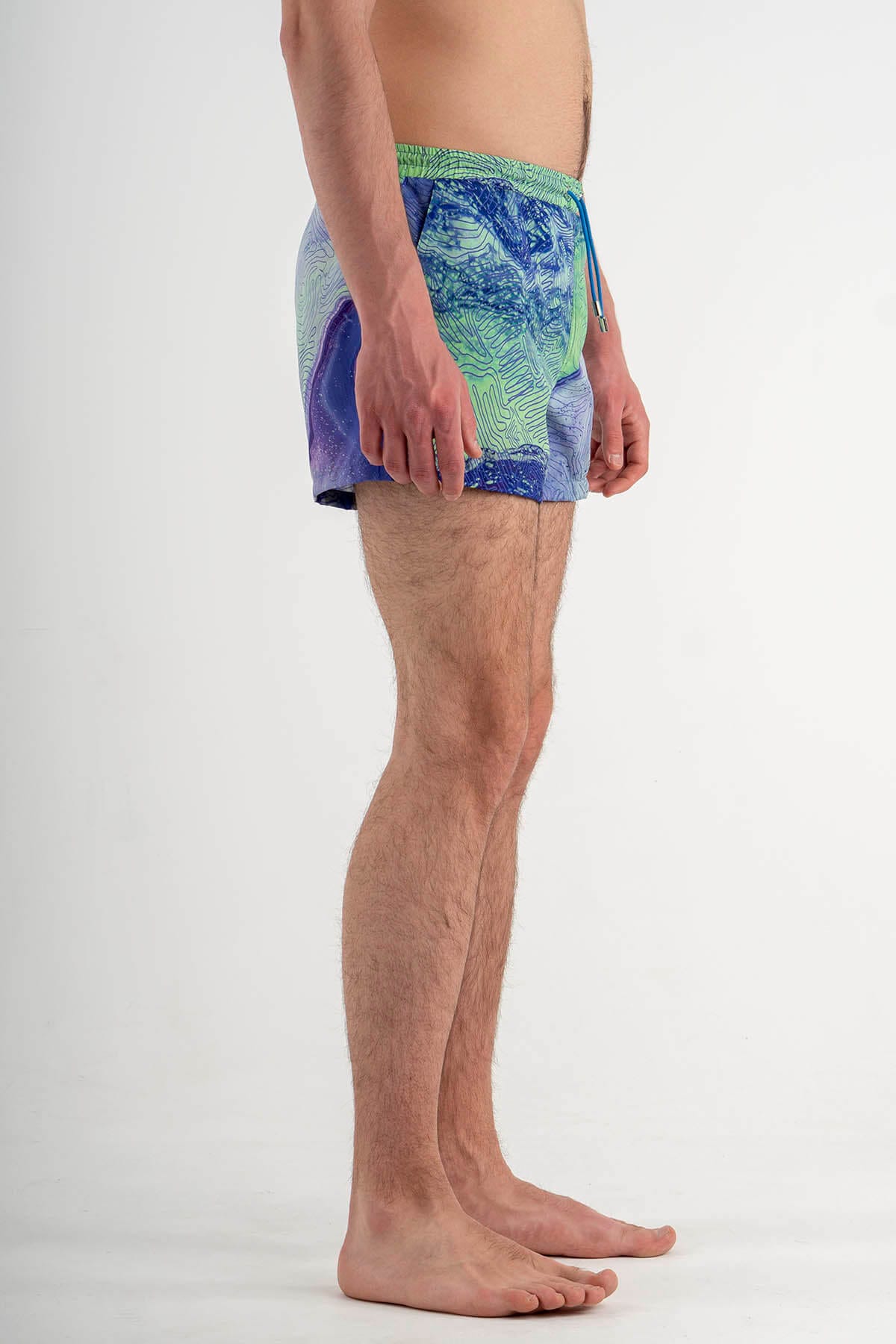 Swimming Shorts with Print “Voyage”