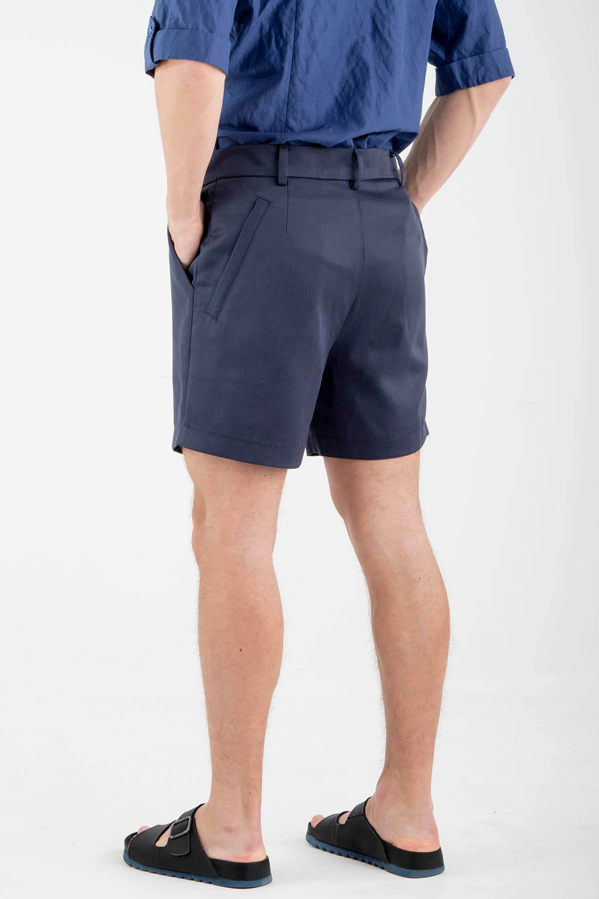 Chino Shorts in Navy Blue