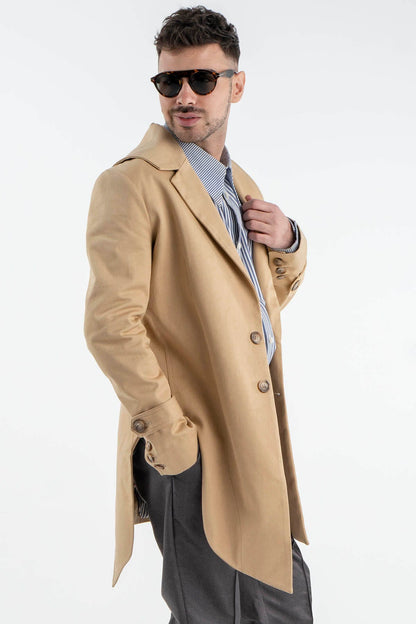 Asymmetric Trench Coat