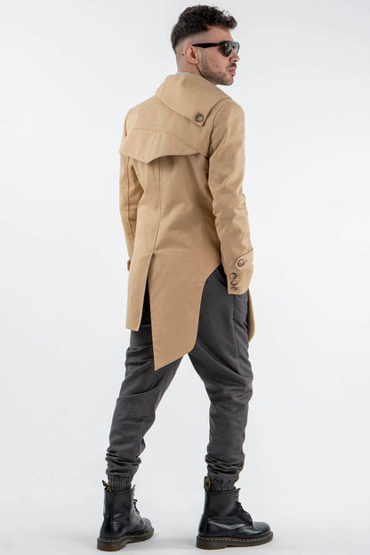 Asymmetric Trench Coat