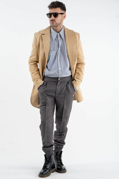 Asymmetric Trench Coat