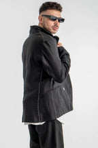 Double-Breasted Linen Jacket