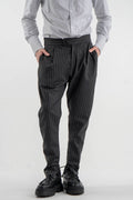 Edgy Striped Trousers