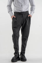 Edgy Striped Trousers