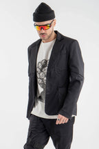 Deconstructed Blazer with Hand Stitches