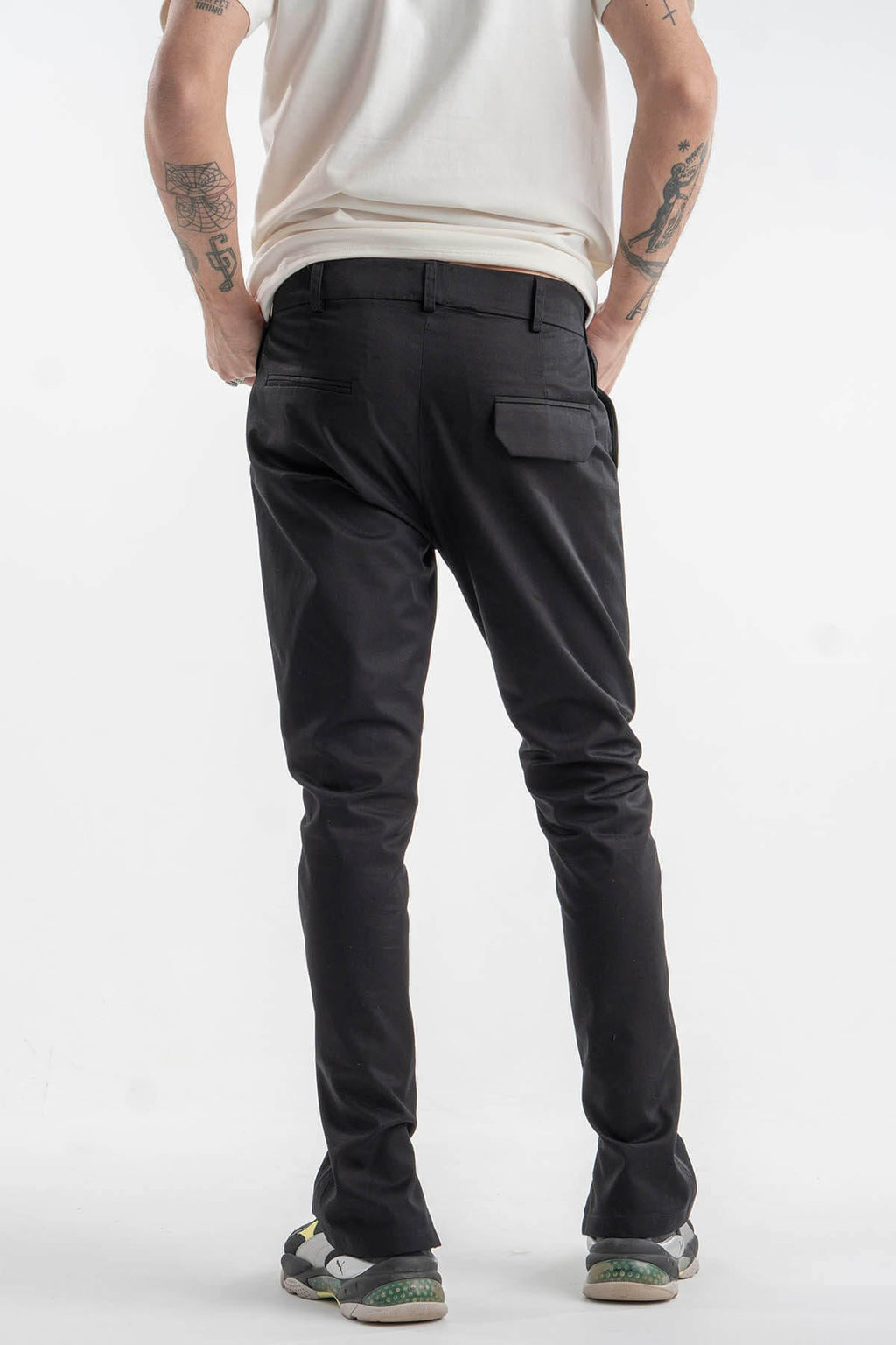 Black Kimono Trousers