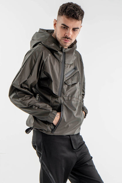 Urban Style Anorak – Army Green