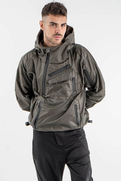 Urban Style Anorak – Army Green