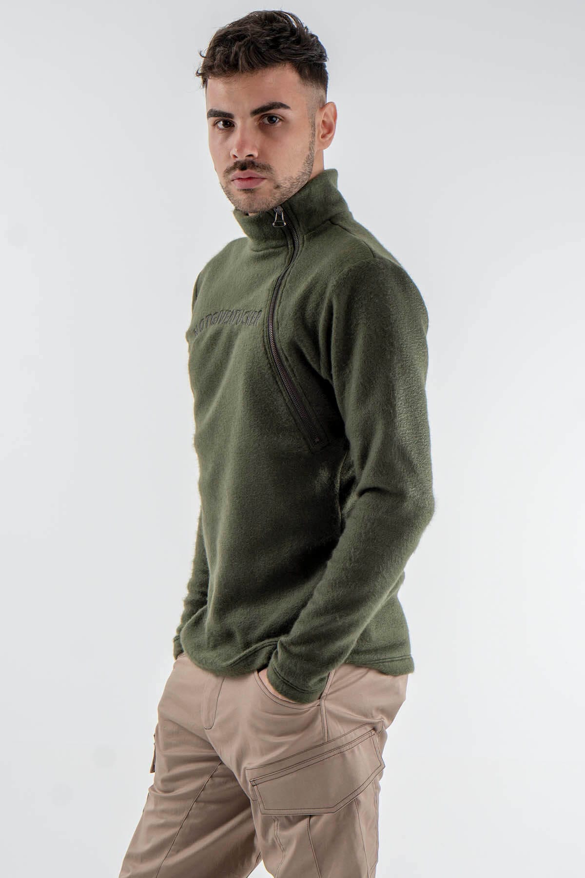 Embroidered Turtleneck Top “Professional Notgiveafucker”