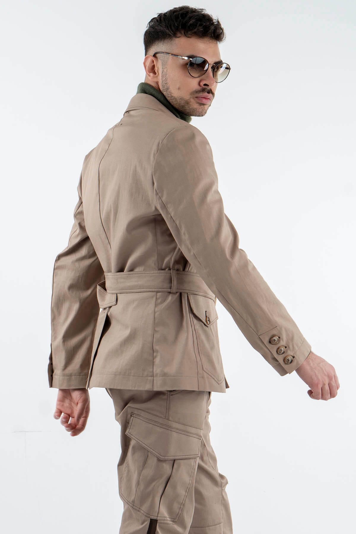 Belted Safari Jacket
