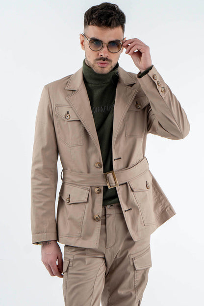 Belted Safari Jacket