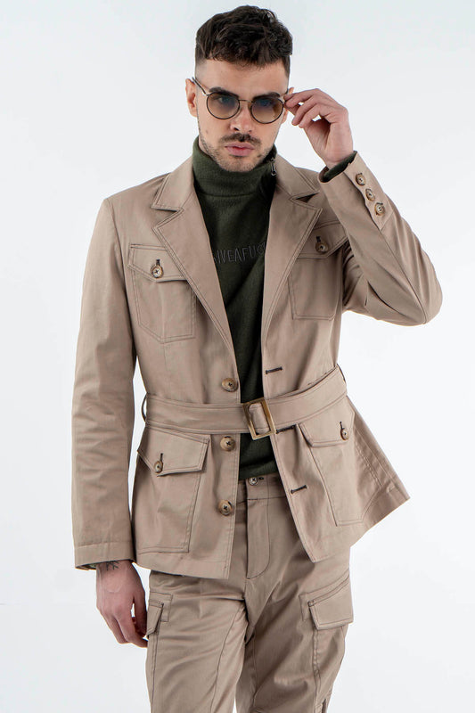 Belted Safari Jacket