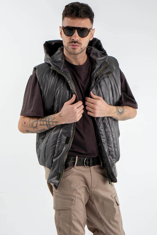 Hooded Puffer Vest