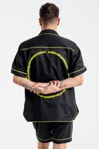 Satin Short Sleeve Sleepwear Top