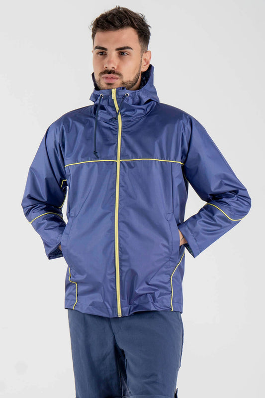 Jacket in Purple Blue