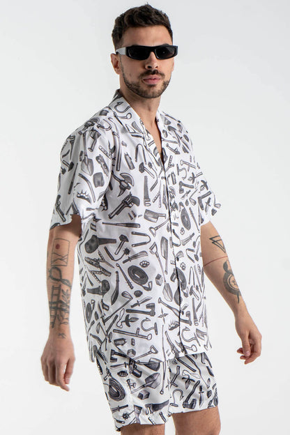 Hawaii Short Sleeve Shirt “Combat-Ready”