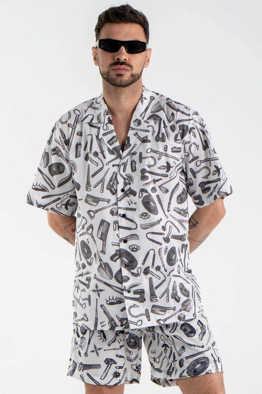Hawaii Short Sleeve Shirt “Combat-Ready”
