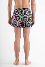 Swimming Shorts with Print “Maze”