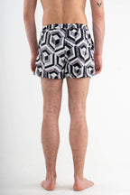 Swimming Shorts with Print “Maze”