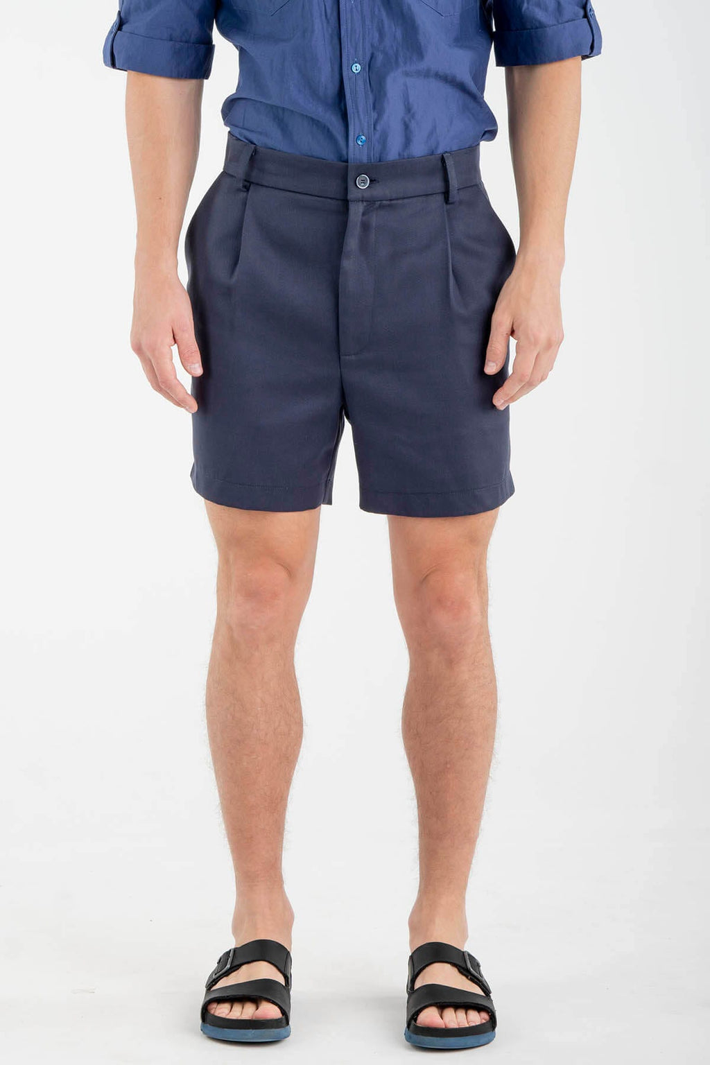 Chino Shorts in Navy Blue