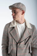 Checked Newsboy Cap