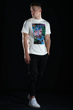 Hand painted T-shirt “Anarchism” White