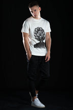 Hand painted T-shirt “Family Tree” White