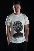 Hand painted T-shirt “Family Tree” White