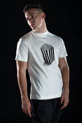Hand painted T-shirt “Popcorn” White