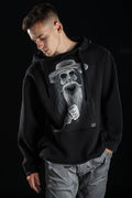 Oversized Hoodie with Print ‘Guten Morgen MotherF*cker’