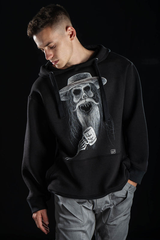 Oversized Hoodie with Print ‘Guten Morgen MotherF*cker’